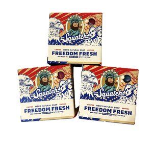 Dr. Squatch Freedom Fresh Limited Edition Men’s Soap New In Box - NWT